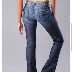 7 for All Mankind Boot Cut Jean's Sz 29